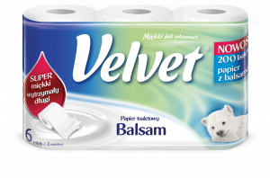 Veltie Bath Tissue Balsam AloeVera 6rolls x 200pcs